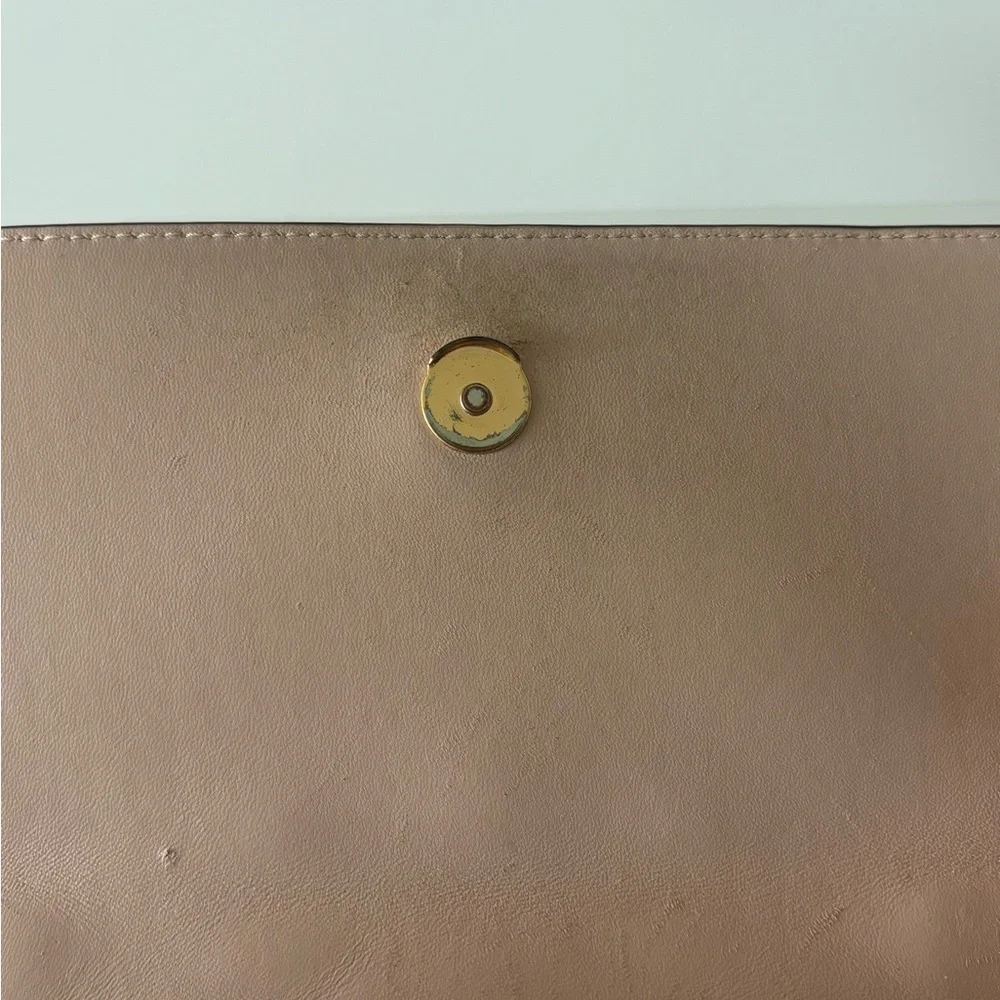 TORY BURCH Fleming Shell Pink Leather Convertible Shoulder Bag $498+ - Picture 10 of 12